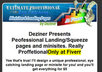 design minisite, landing page professionally, Unique design, see fiverr salespage inside