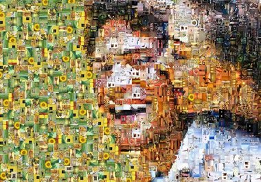 create mozaic of your photo just big1