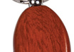 laser engrave a Rosewood Oval Keychain
