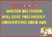 professionally write a highly converting  solo ad Email blast and Any offer; this will help you get more clicks and eventually more money