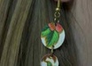 make earrings out of vintage tin