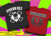 create a realistic T SHIRT with your images and text in high quality