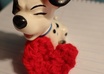 crochet you 3 super cute mini red hearts