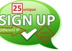 give you 25 unique sign ups Usa,Uk,Canada by different ip using under your referral link
