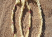 write your name or message in the sand and send you 2 photos digitally