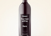 put your text/logo on this 3d photorealistic wine bottle