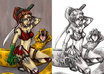 draw your character/you/your friends in manga/cartoon style small1