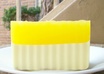 send 1 natural, vegan, lemon chiffon soap