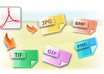 convert any image or written texts to pdf format or vice verse