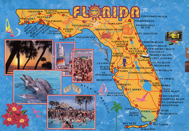 send a postcard from Florida anywhere in the world under your name big1
