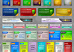 send you elegant web elements triple graphics pack to use for your business promotion and websites
