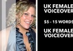 voice your message, website greeting, mp3, voicemail, commercial, advert, radio station jingle, UK, female, styles including young, sexy small1