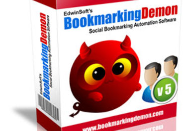 bookmark your website to between 10 and 45 social bookmarking sites using bookmarking demon, AND I will ping your sites urls big1