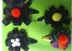 make you 4 Mini Flower Hair Clips