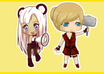 deliver a cute chibi character