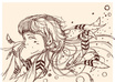 draw you or anything you want with lots of leafs and/or feathers in my own spiritualized vector style