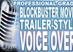 record a voice over that sounds like the classic hollywood creepy MOVIE trailer voice over guy using words of your choice