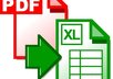 convert PDF files to excel files