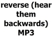 reverse some audio MP3 files