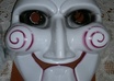 wear Saw face mask and say or write to paper anything you want in 5 different languages