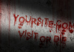 design horror website banner