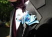 make a boutonniere out of album covers