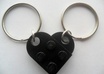 post you a Lego friendship key chain set black and black