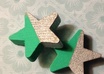 make you a pair of hand painted wood star earrings