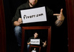 take cool photos holding a sign saying whatever you want