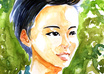 do a watercolor portrait sketch