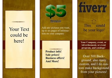 create a professional eye catching brochure for you or your company big1