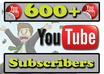 give you 600 + youtube subscribers, all youtube subscribers deliver within 24hrs