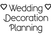 help you plan the decorations for your wedding