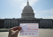 write your message in front of the US Capitol