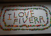 custom design any message or advertisement using colorful skittles candy