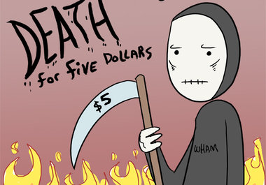 draw a comic depicting your DEATH big1