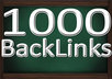 create instant 1000 backlinks to your website for seo