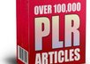 sell you well over 100,000 articles across various different niches