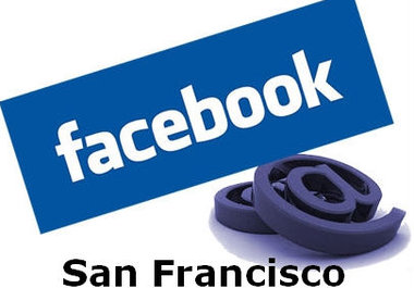 extract Geo-Targeted -San Francisco- Facebook Email Addresses Online For Your Business - 1000 Emails Only big1