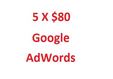 send You 15 X 80 USD Google Adwords Coupons big1