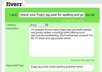 check your Fiverr gig post for spelling and grammar errors
