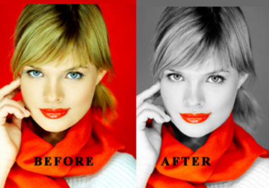 make this cool photo effect from your existing color picture big1