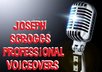 produce a professional voice over
