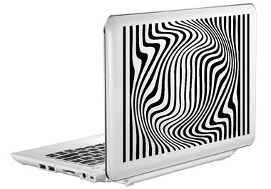 send you optical illusion laptop skin big1