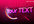 animate your logo or text TODAY