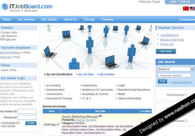 make a Professional Job/Recruitement website big1