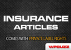send you 2400 INSURANCE articles with private label rights included