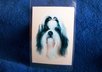 mail you 2 Shih Tzu dog luggage tags