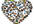 make a Heart shaped photo collage for you for Valentines Day