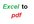 convert your Excel document to pdf